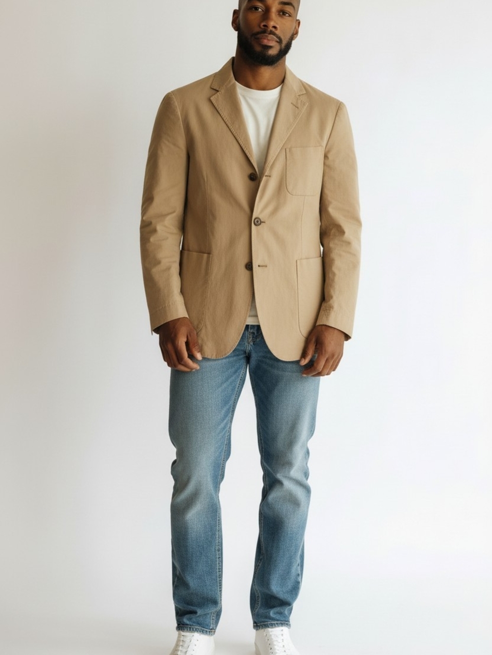 Brooks Brothers Beige Tan Cotton Blazer M
